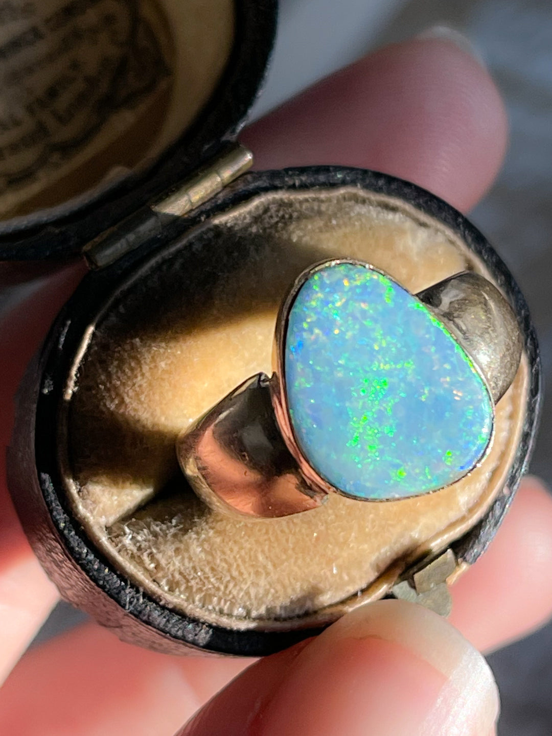 Boulder Opal Ring in 14k Circa 1970