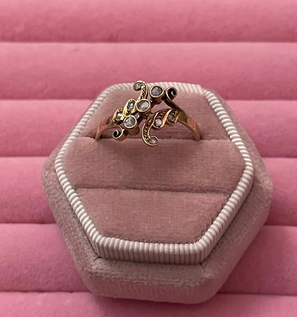 HOLD FOR B ♥️ Stunning Late 19th C Spanish Rose Cut Diamond Ring