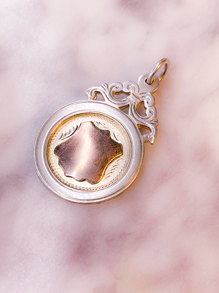 Edwardian Medallion in Sterling and 9ct