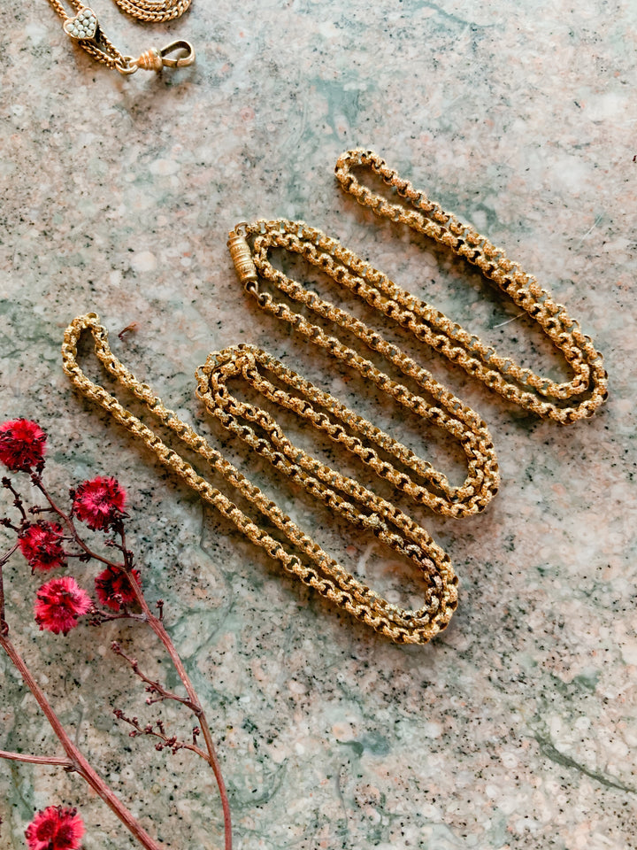 English Georgian Pinchbeck Chain