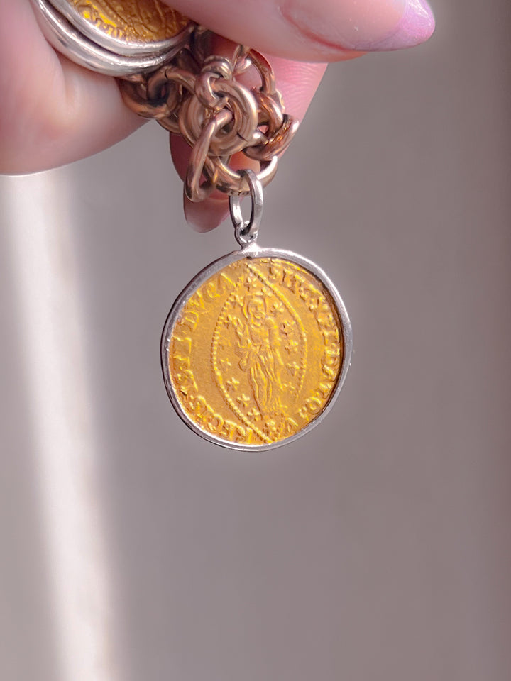 Superb 8-11th Century Byzantine Coin with Christ in Mandorla