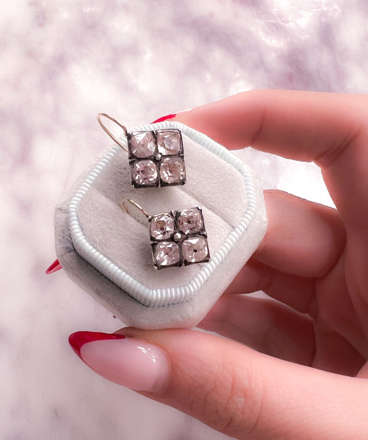 Super Sweet Georgian Sterling Earrings