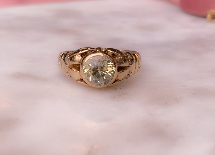 Victorian Citrine Ring