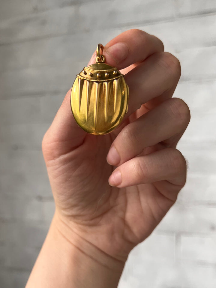 Exceptional 15k Archaeological Revival Locket