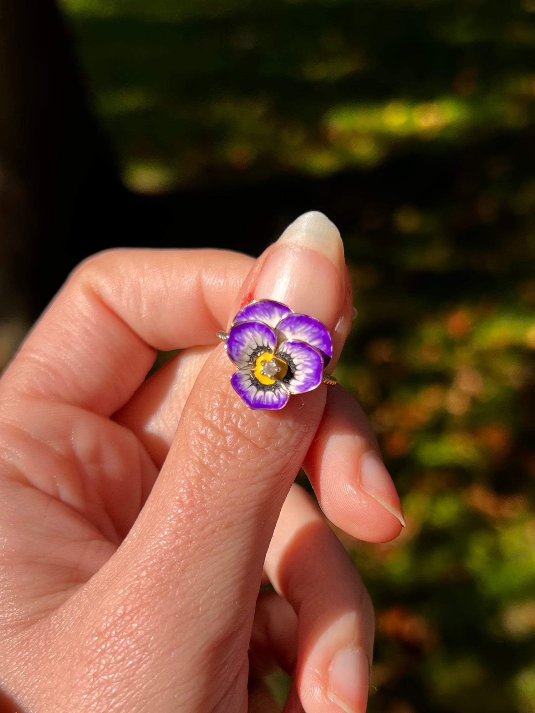 10ct Pansy Ring