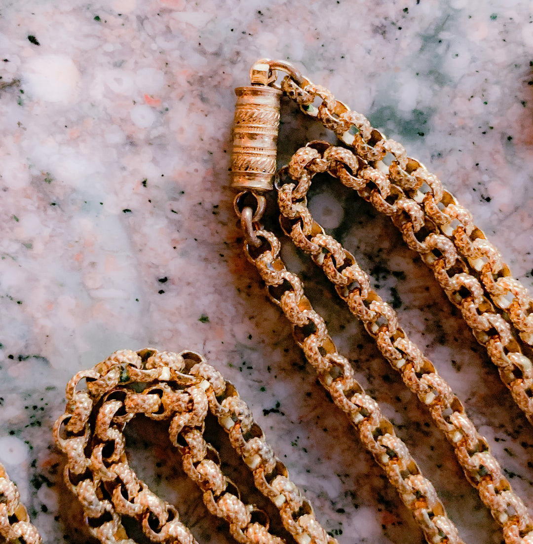 English Georgian Pinchbeck Chain