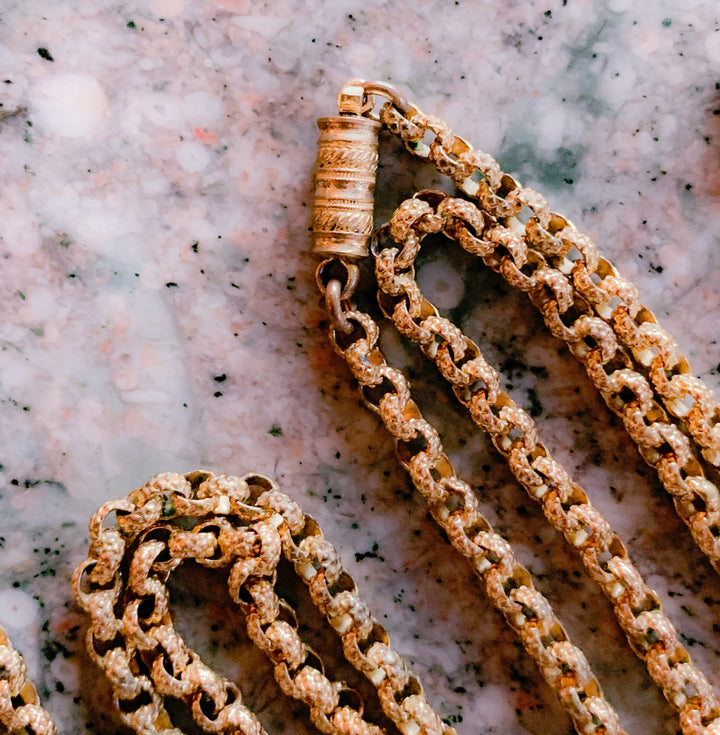 English Georgian Pinchbeck Chain