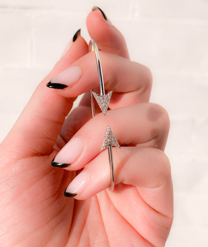 Sweet Double Diamond Arrow Bracelet