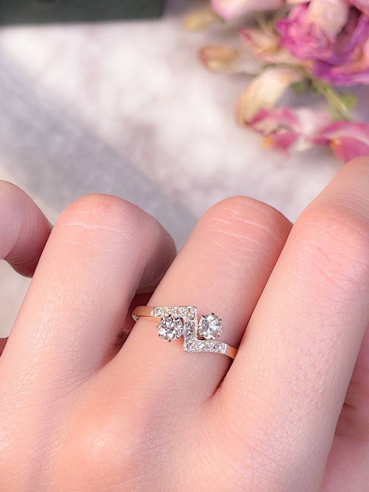 Exceptional All-Original Victorian 18k Gold Ring