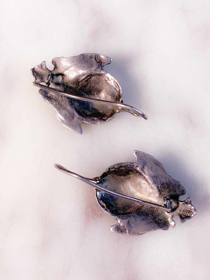 Stunning Renaissance Revival Earrings with Gorgeous Victorian Visages