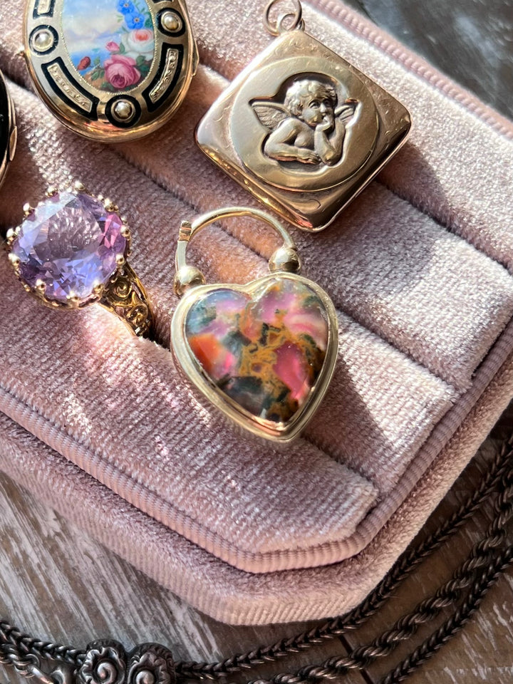 Extremely Special Foiled Agate Padlock
