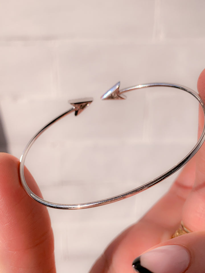 Sweet Double Diamond Arrow Bracelet