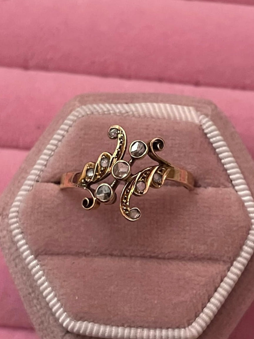 HOLD FOR B ♥️ Stunning Late 19th C Spanish Rose Cut Diamond Ring