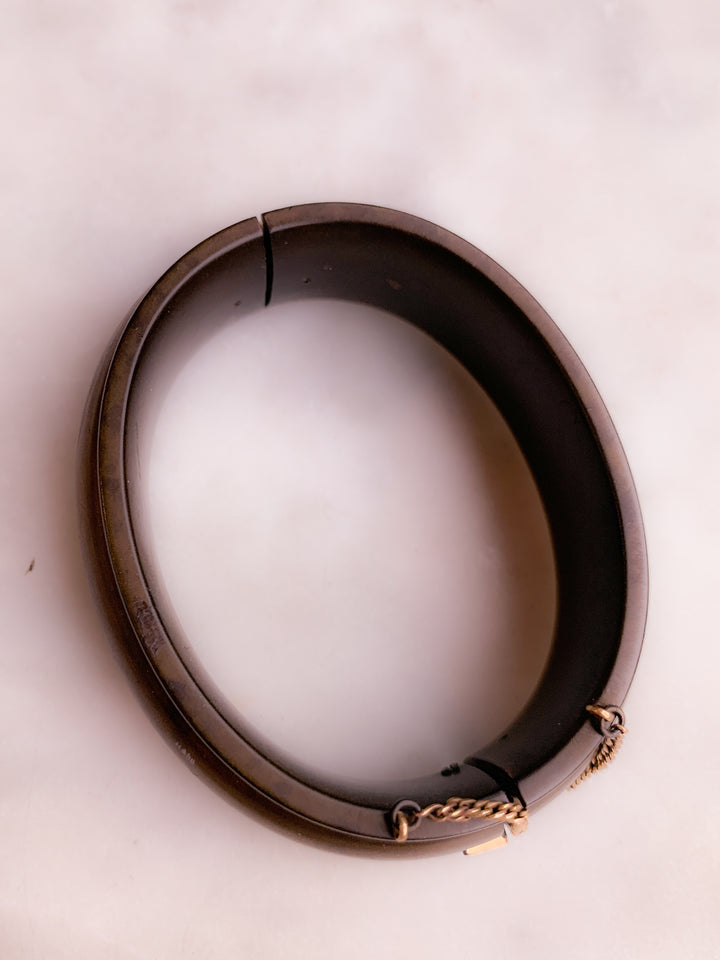 Special Vulcanite Victorian Cuff Circa 1860