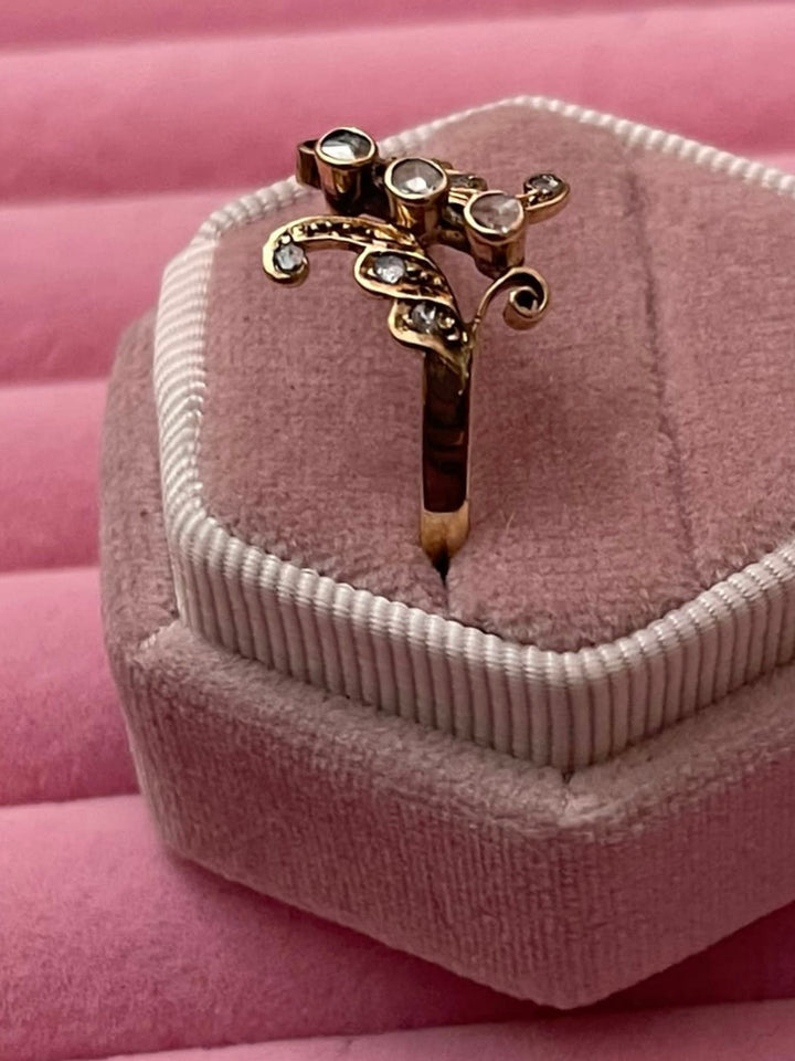 HOLD FOR B ♥️ Stunning Late 19th C Spanish Rose Cut Diamond Ring