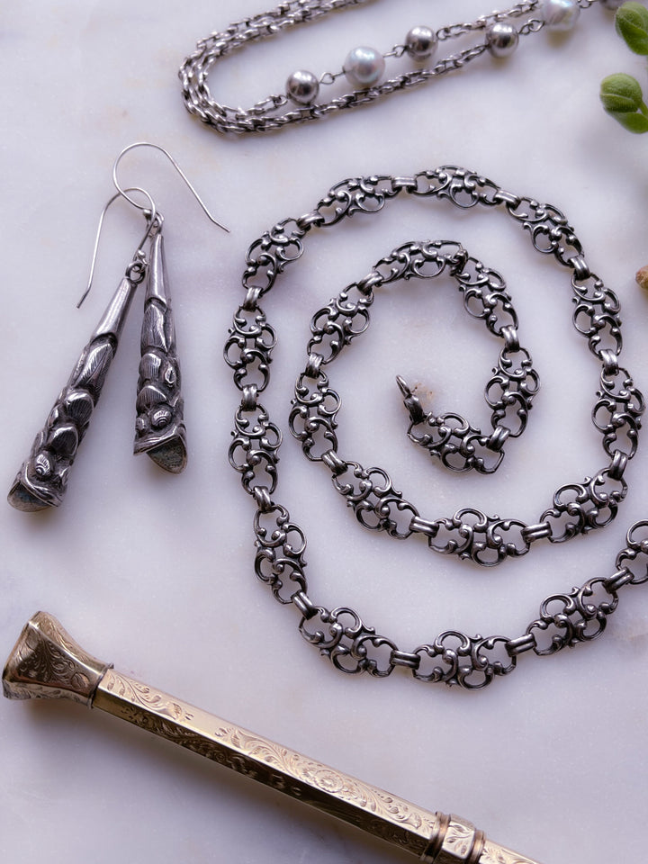 Sterling Silver Edwardian Collar Circa 1901