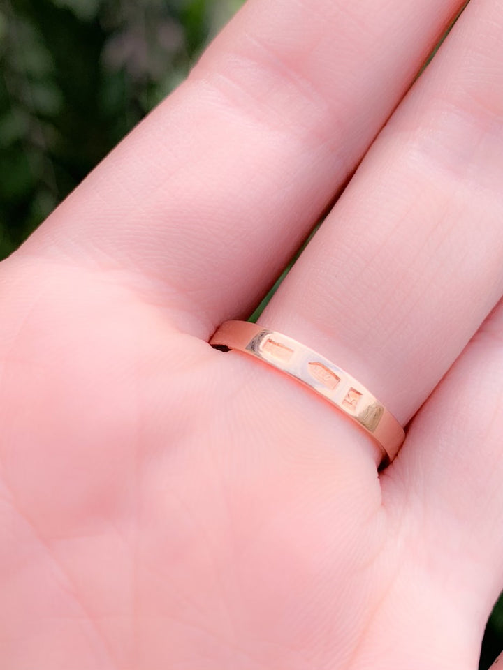 Oval Brilliant Demantoid Russian Ring in 14k Rose Gold
