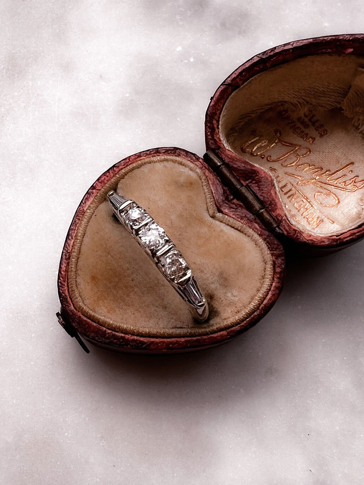 Glorious Five Diamond Tapered Shoulder Band