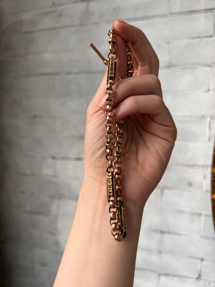 9k Train-Car Style Prince Albert Chain