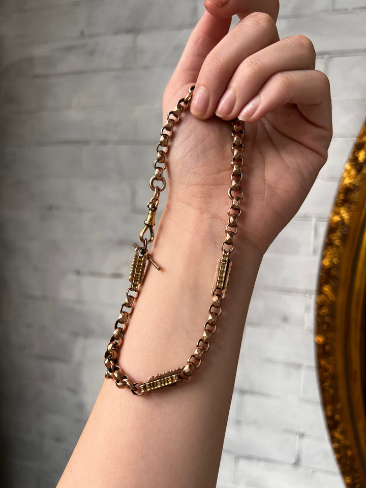 9k Train-Car Style Prince Albert Chain