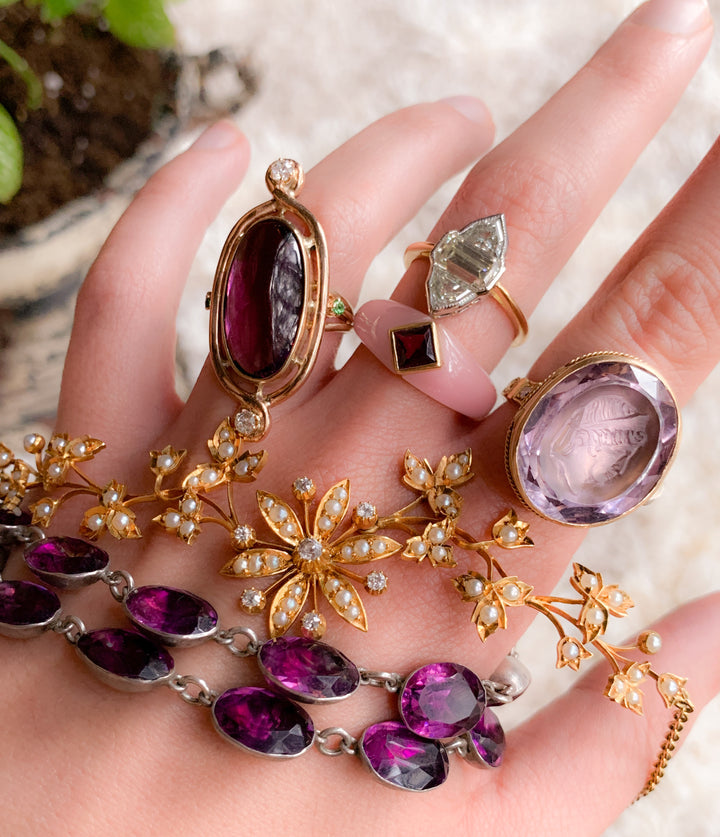 18ct & Platinum Marquise de Pompadour Ring 2.08ctw