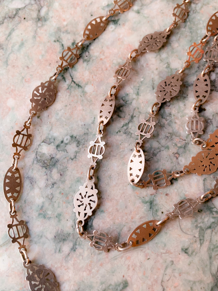 Sterling Medallion Chain