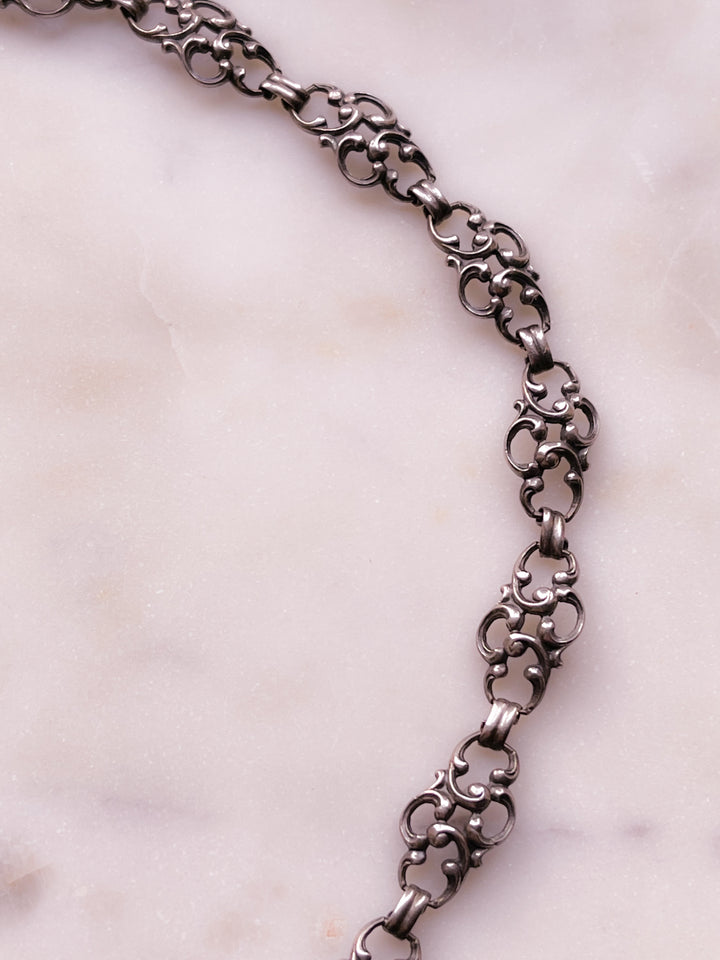 Sterling Silver Edwardian Collar Circa 1901