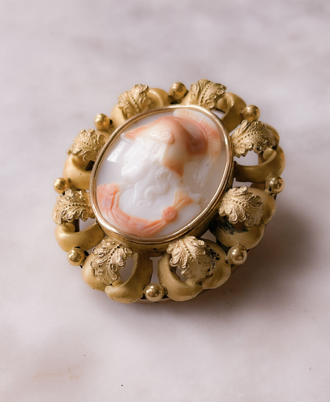 Large Scale Victorian Achilles Cameo