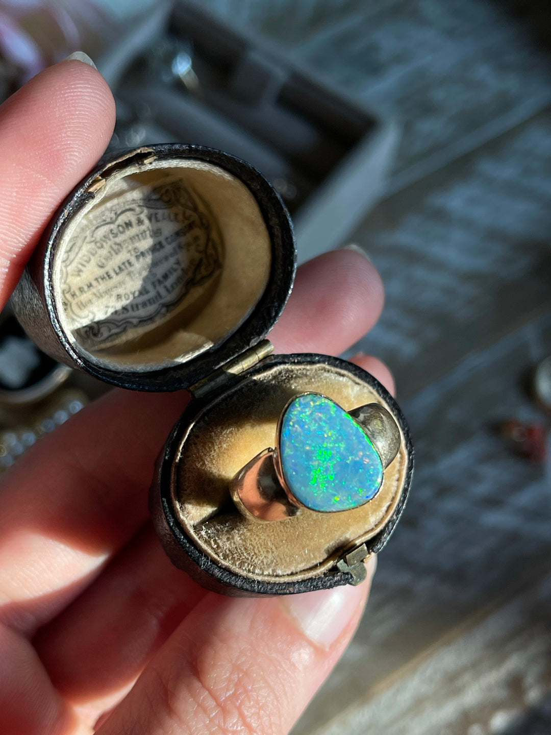 Boulder Opal Ring in 14k Circa 1970