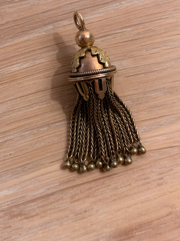 SpecialHold for E* American Three Tone Gold Tassel Circa 1870