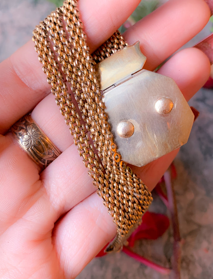 14k Yellow Gold Engraved Pietradura Bracelet