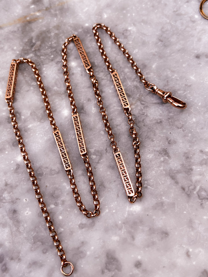 Gorgeous 9k Perfume Chain
