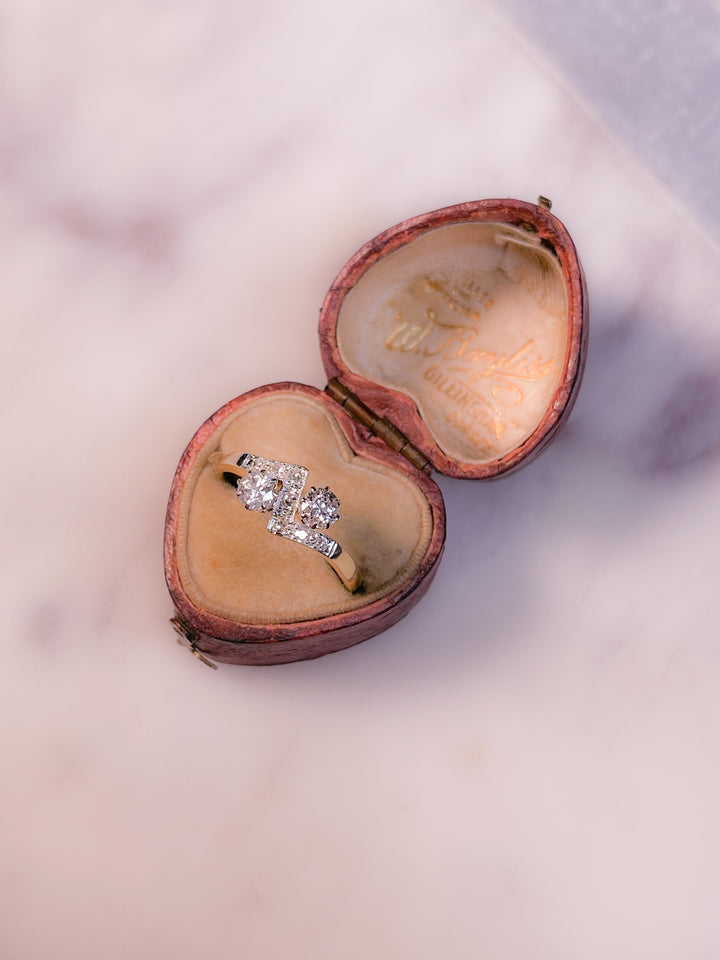 Exceptional All-Original Victorian 18k Gold Ring