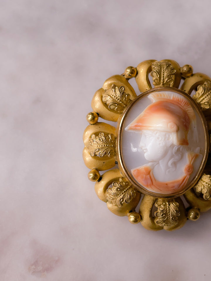 Large Scale Victorian Achilles Cameo