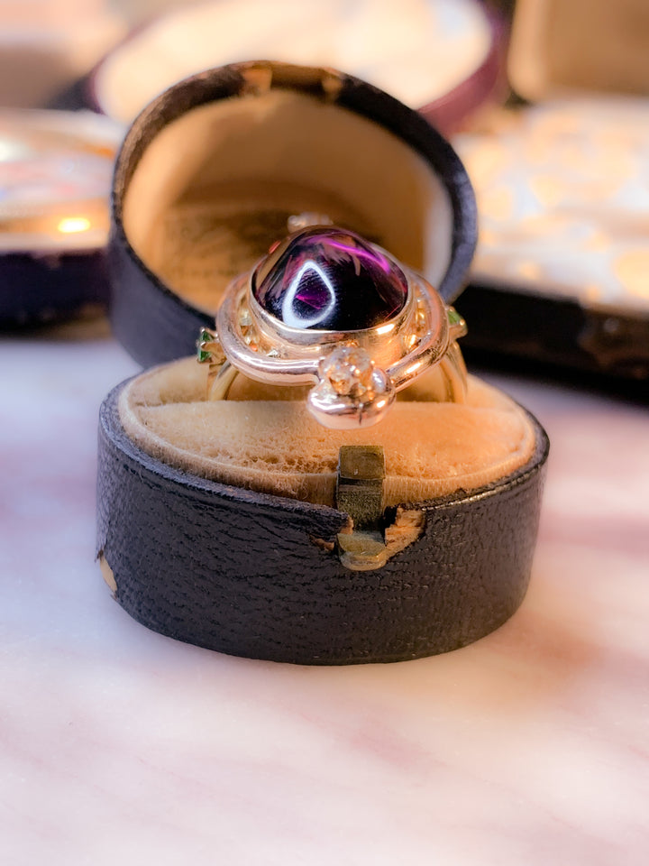 Superb Art Nouveau Conversion Ring