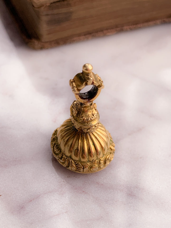 Outstanding 9k Carnelian Fob Circa 1840