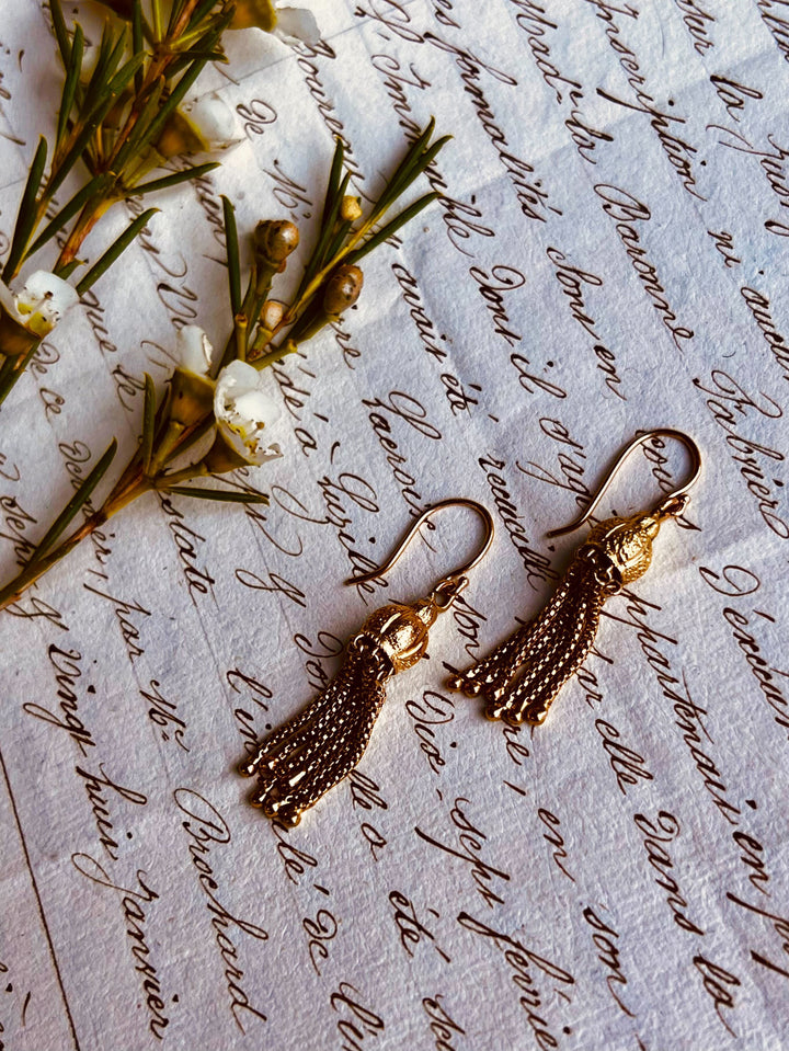 Victorian 14k Tassel Earrings