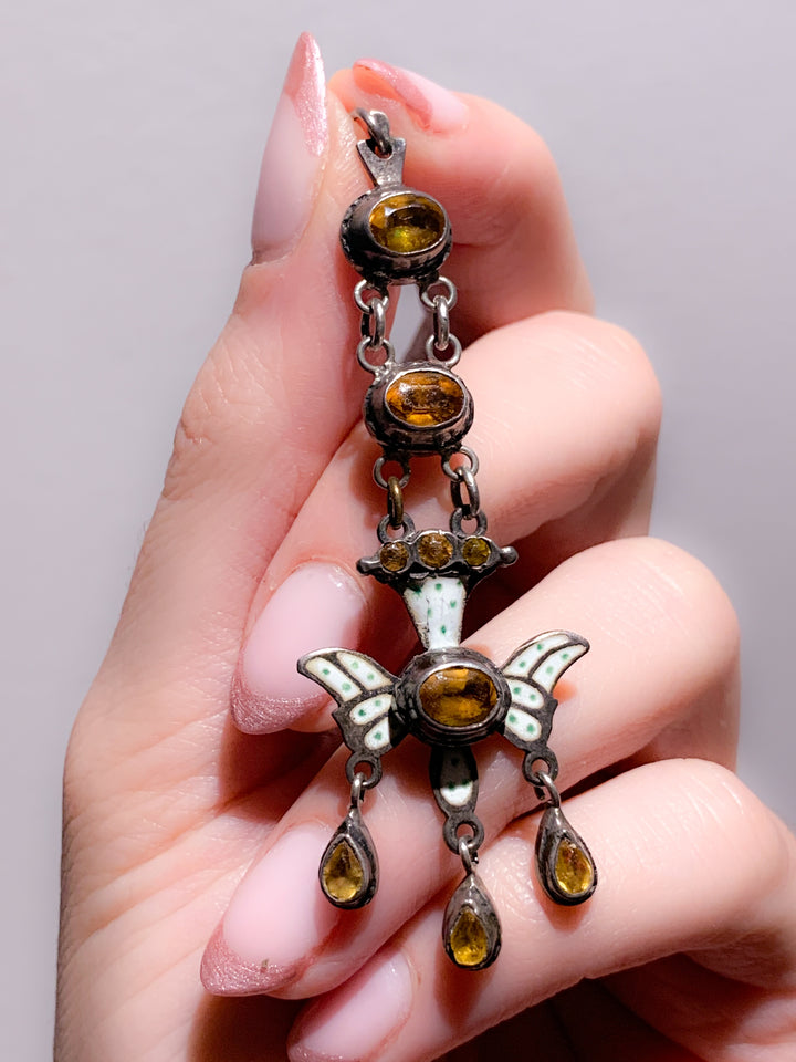 Stunning Sterling Silver St. Espirit Pendant