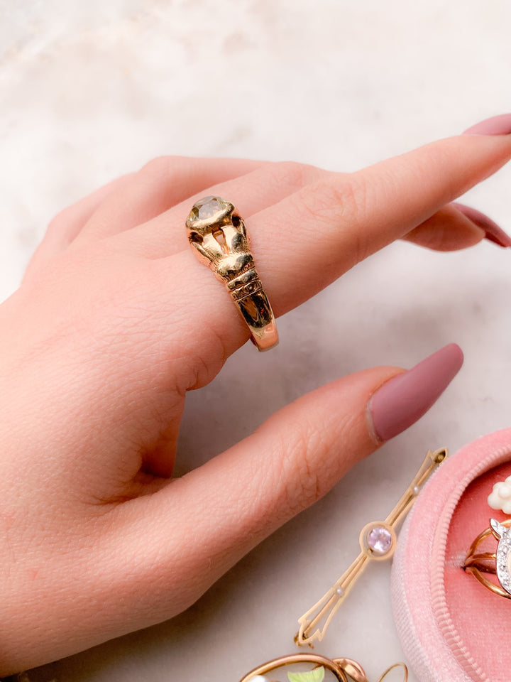 Victorian Citrine Ring