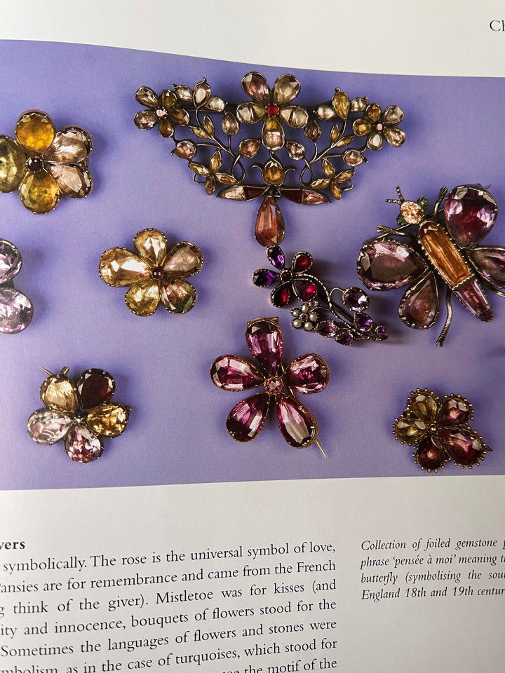 9k Foiled Pansy Brooch c 1820