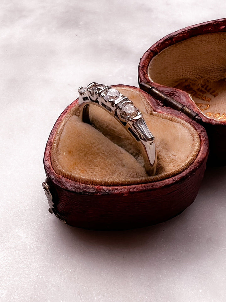 Glorious Five Diamond Tapered Shoulder Band