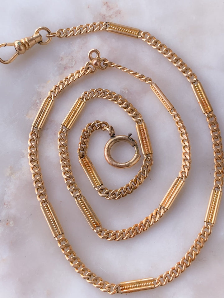 Rolled Gold Watch Chain c.1880