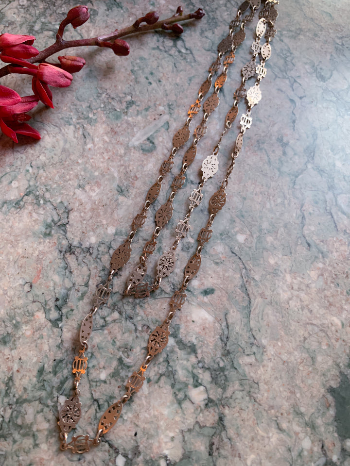 Sterling Medallion Chain