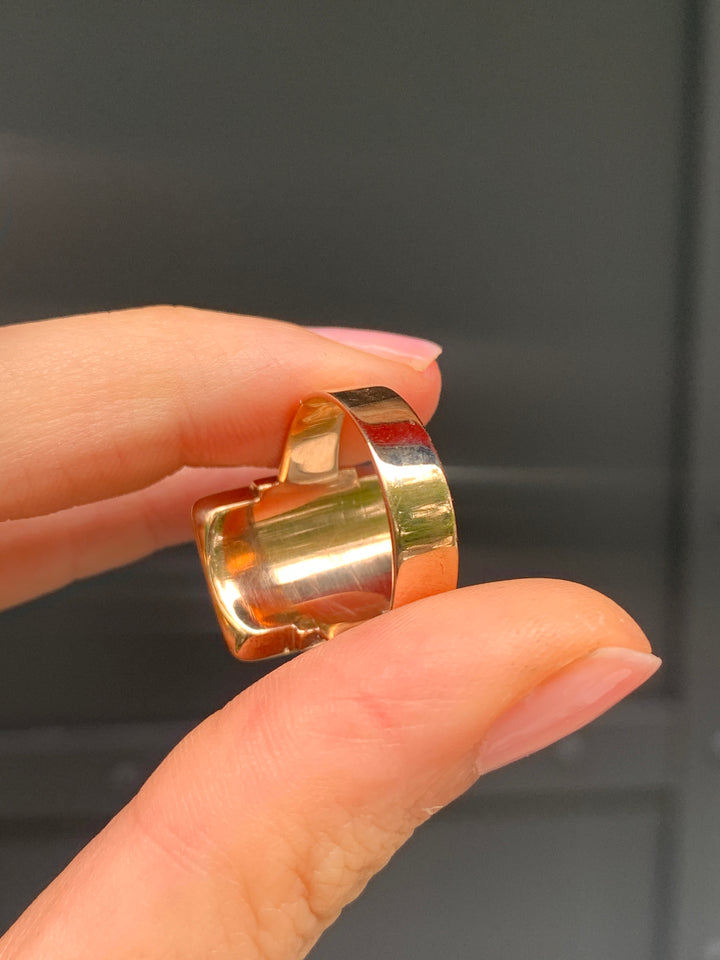 14ct American Carnelian Cameo Ring C 1890