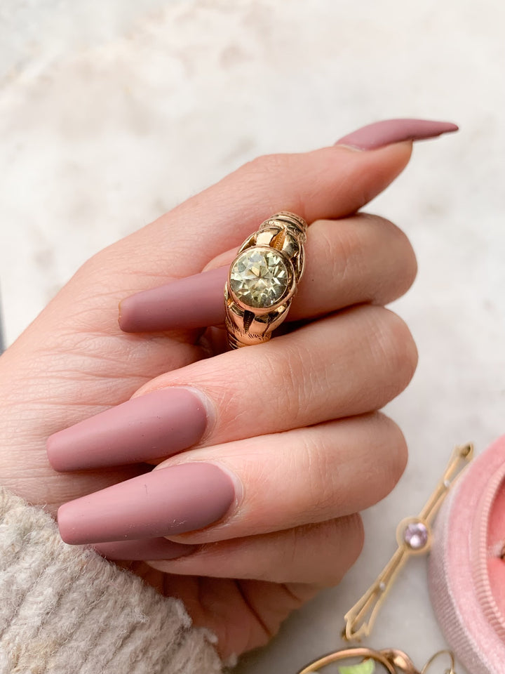 Victorian Citrine Ring