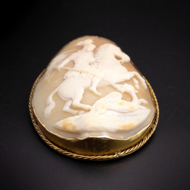 *Reserved* St George Slaying the Dragon Cameo